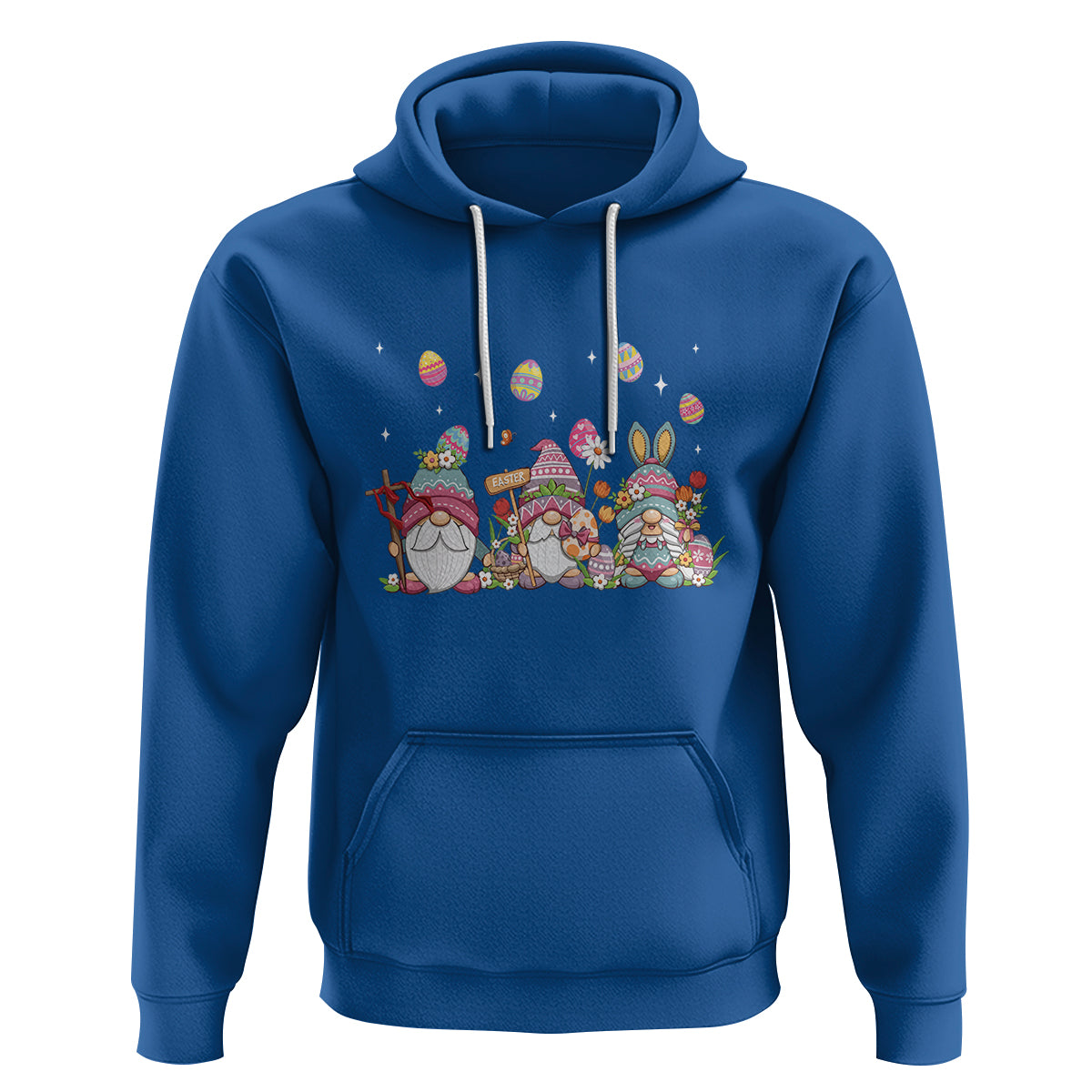 Easter Day Cute Gnomies Egg Hunting Hoodie - Wonder Print Shop