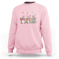 Easter Day Cute Gnomies Egg Hunting Sweatshirt - Wonder Print Shop