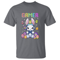 Easter Day T Shirt Bunny Gamer Playing Video Game - Wonder Print Shop