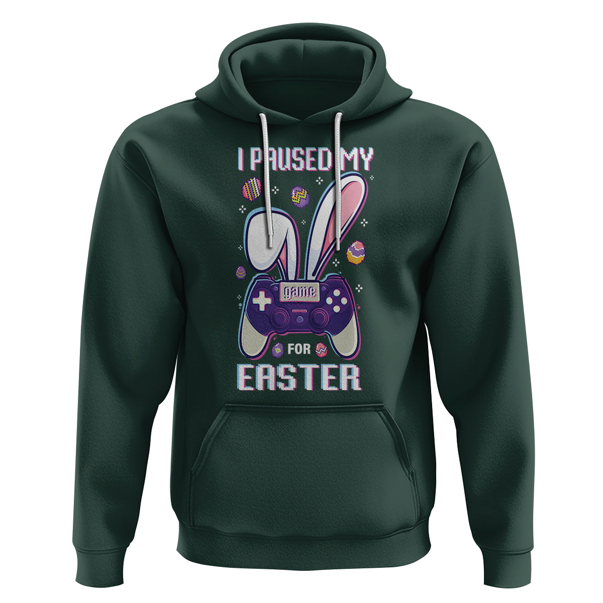 I Paused My Game For Easter Day Funny Gamer Hoodie - Wonder Print Shop