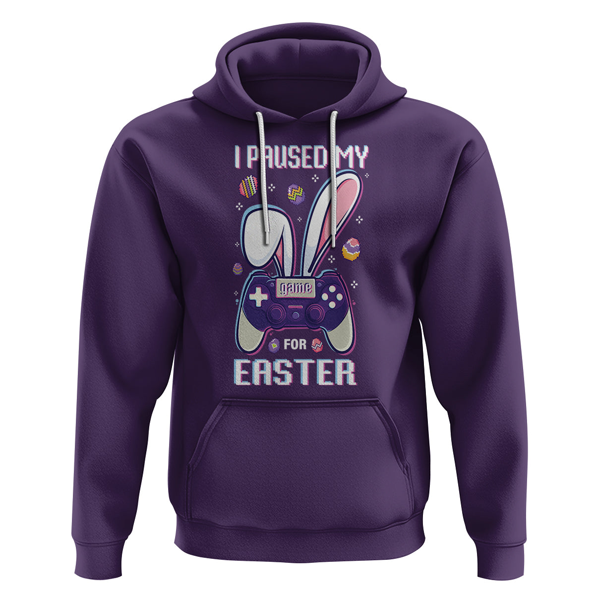 I Paused My Game For Easter Day Funny Gamer Hoodie - Wonder Print Shop