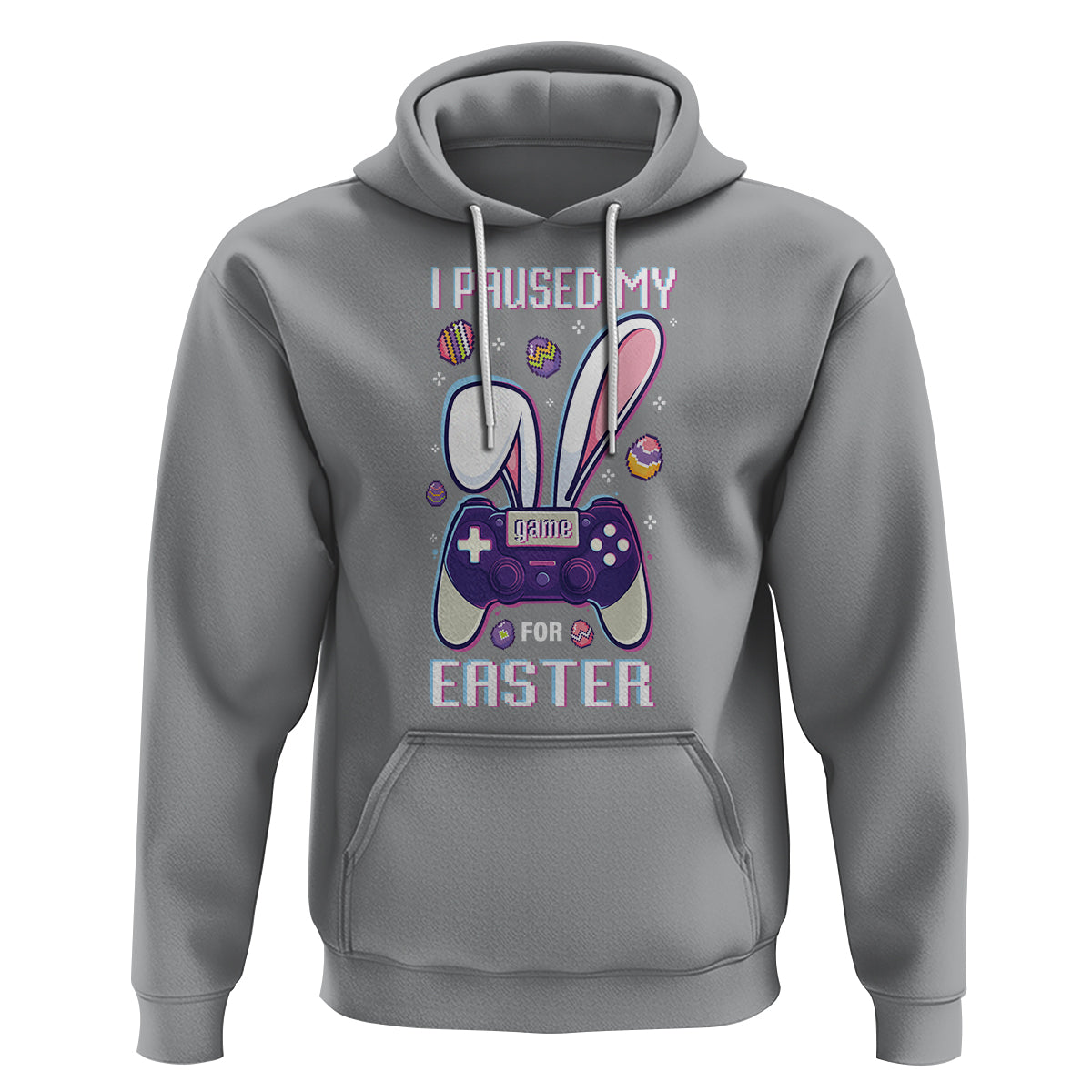 I Paused My Game For Easter Day Funny Gamer Hoodie - Wonder Print Shop