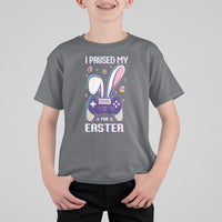 I Paused My Game For Easter Day Funny Gamer T Shirt For Kid - Wonder Print Shop