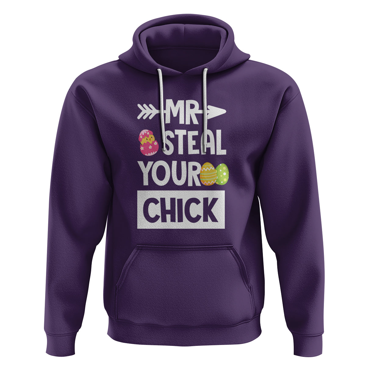 Easter Day Hoodie Mr. Steal Your Chick Funny Egg Baby Chicken - Wonder Print Shop