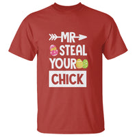 Easter Day T Shirt Mr. Steal Your Chick Funny Egg Baby Chicken - Wonder Print Shop
