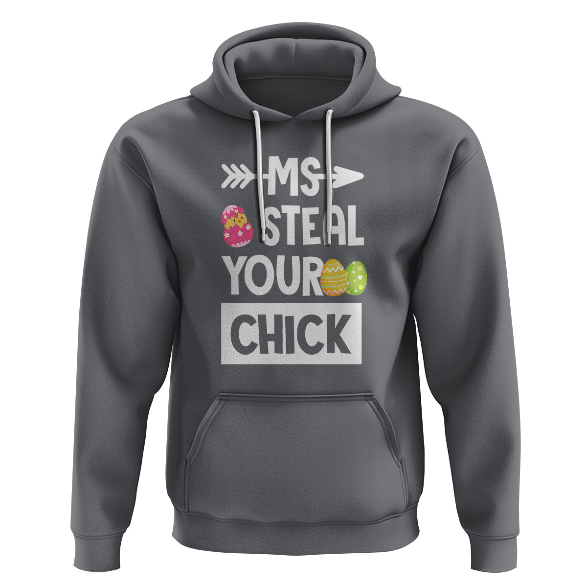 Easter Day Hoodie Ms. Steal Your Chick Funny Egg Baby Chicken - Wonder Print Shop