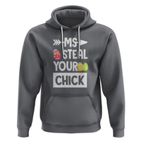 Easter Day Hoodie Ms. Steal Your Chick Funny Egg Baby Chicken - Wonder Print Shop