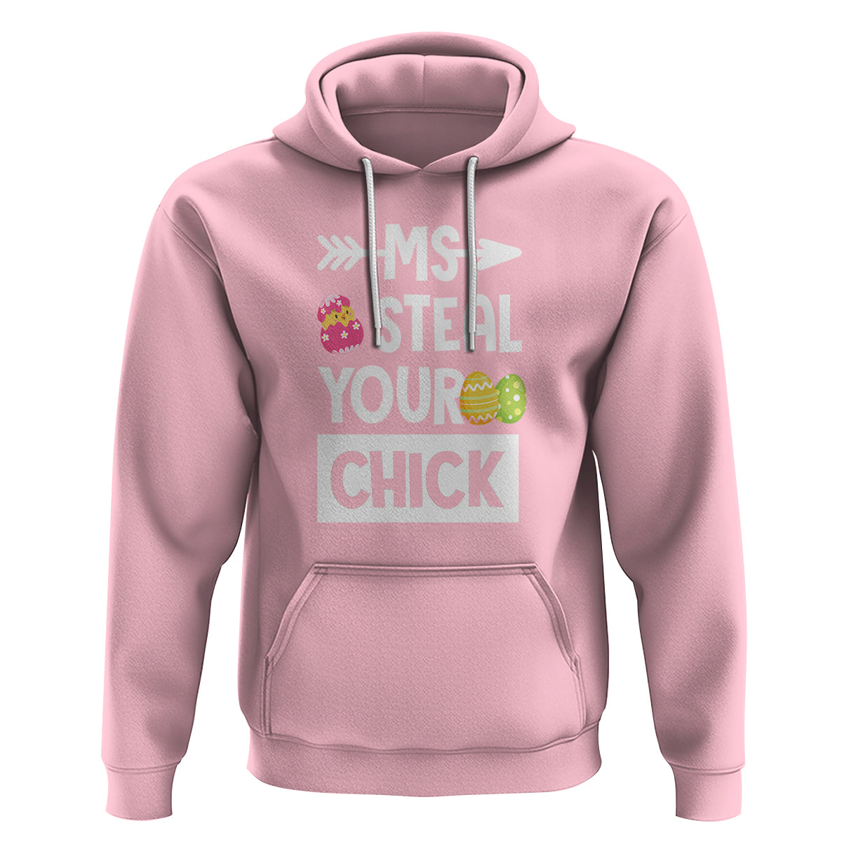 Easter Day Hoodie Ms. Steal Your Chick Funny Egg Baby Chicken - Wonder Print Shop