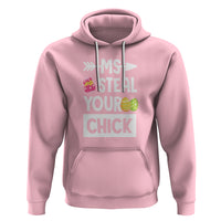 Easter Day Hoodie Ms. Steal Your Chick Funny Egg Baby Chicken - Wonder Print Shop
