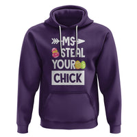 Easter Day Hoodie Ms. Steal Your Chick Funny Egg Baby Chicken - Wonder Print Shop