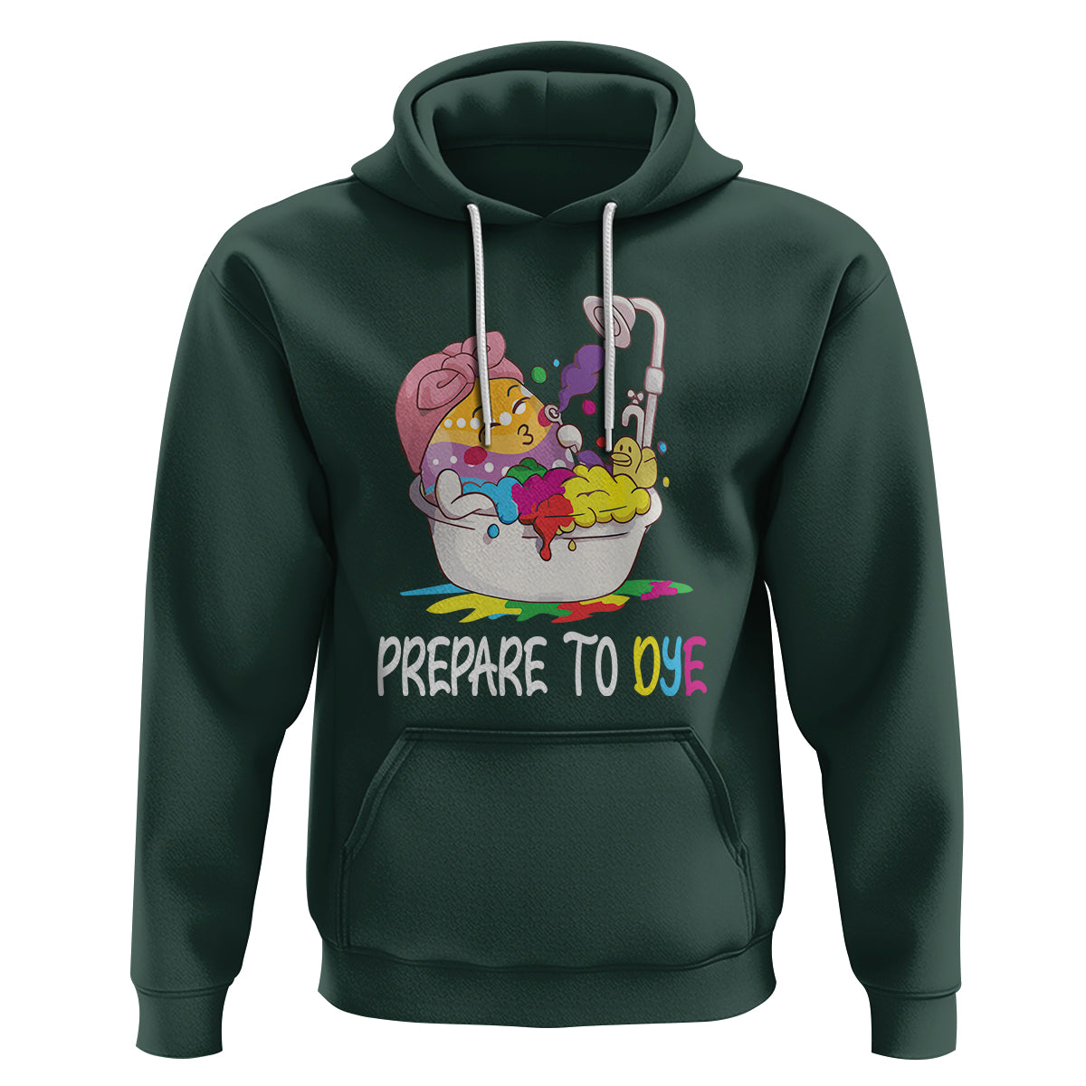 Funny Easter Day Hoodie Prepare To Dye Sunday Egg Hunting - Wonder Print Shop