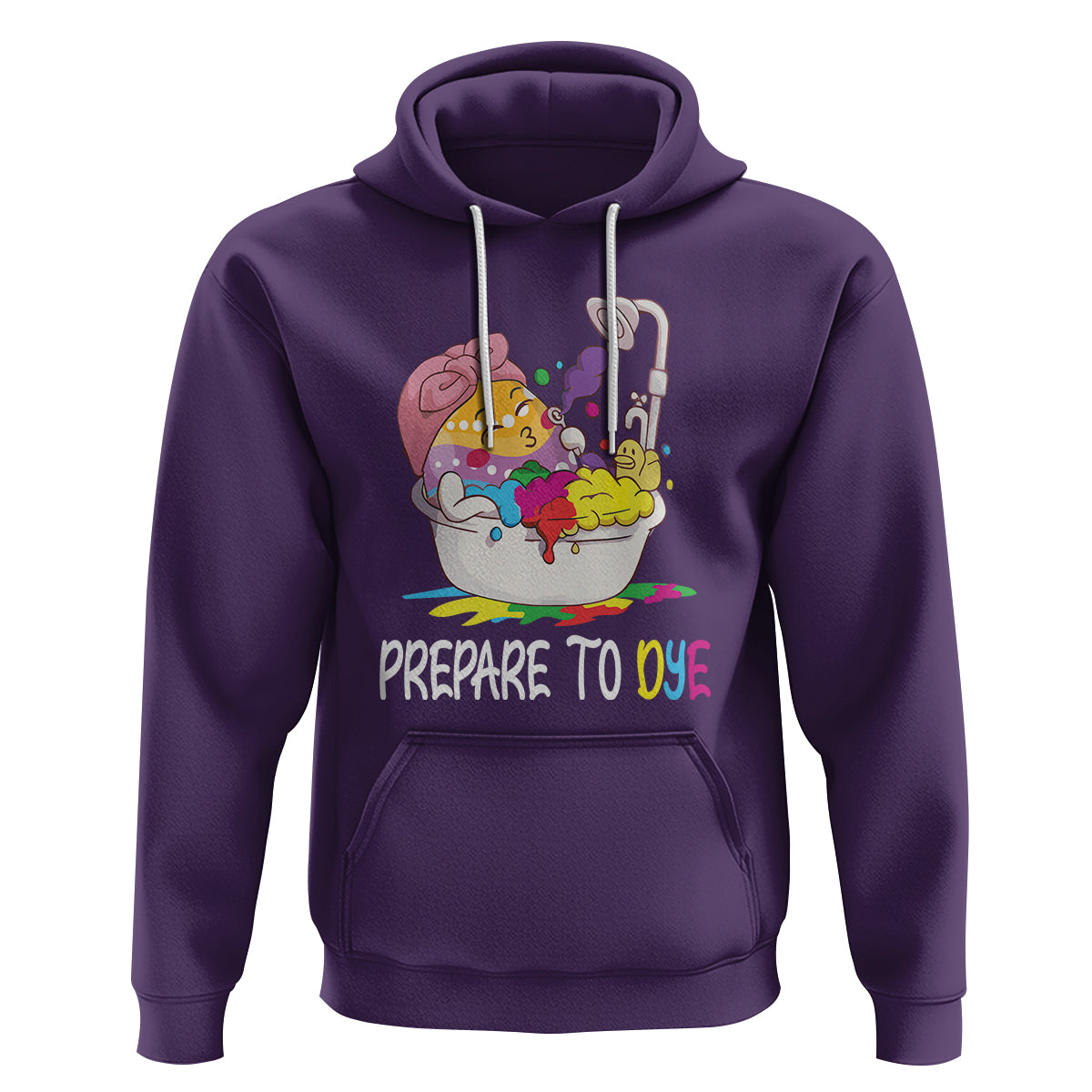 Funny Easter Day Hoodie Prepare To Dye Sunday Egg Hunting - Wonder Print Shop