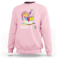 Funny Easter Day Sweatshirt Prepare To Dye Sunday Egg Hunting - Wonder Print Shop
