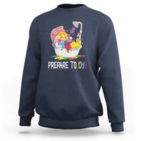 Funny Easter Day Sweatshirt Prepare To Dye Sunday Egg Hunting - Wonder Print Shop