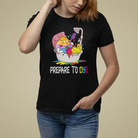 Funny Easter Day T Shirt For Women Prepare To Dye Sunday Egg Hunting - Wonder Print Shop