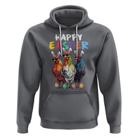 Easter Day Hoodie Funny Chicken Bunny Costume Farmer Farm Animal - Wonder Print Shop
