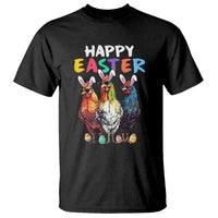 Easter Day T Shirt Funny Chicken Bunny Costume Farmer Farm Animal - Wonder Print Shop