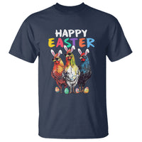 Easter Day T Shirt Funny Chicken Bunny Costume Farmer Farm Animal - Wonder Print Shop