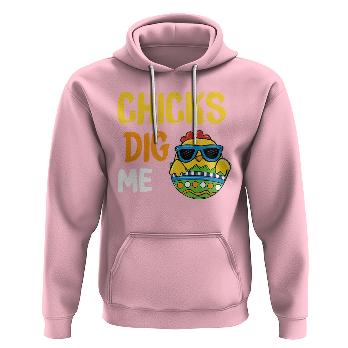 Easter Day Hoodie Chicks Dig Me Funny Baby Chicken - Wonder Print Shop