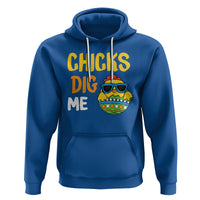 Easter Day Hoodie Chicks Dig Me Funny Baby Chicken - Wonder Print Shop