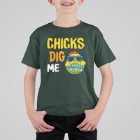 Easter Day T Shirt For Kid Chicks Dig Me Funny Baby Chicken - Wonder Print Shop