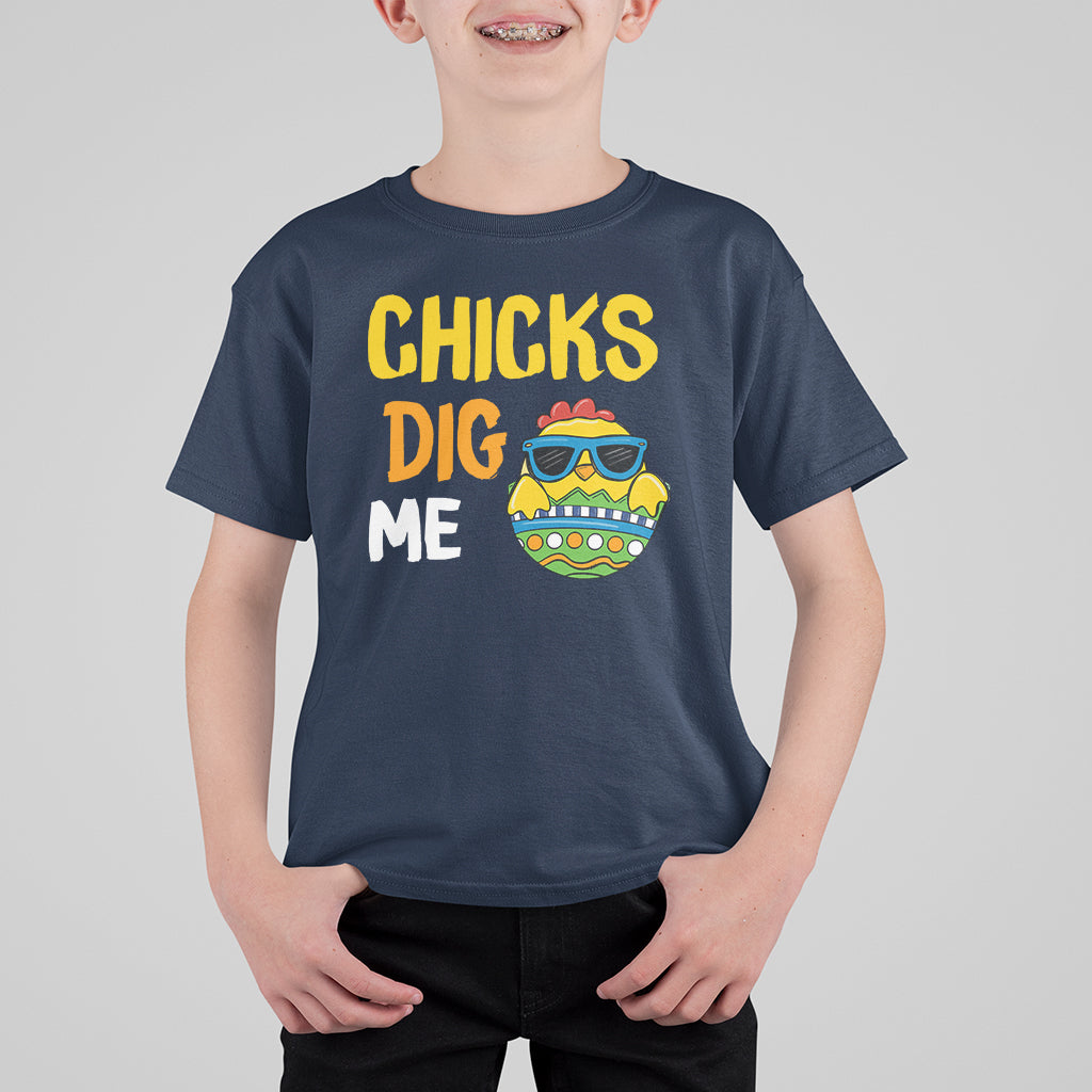 Easter Day T Shirt For Kid Chicks Dig Me Funny Baby Chicken - Wonder Print Shop