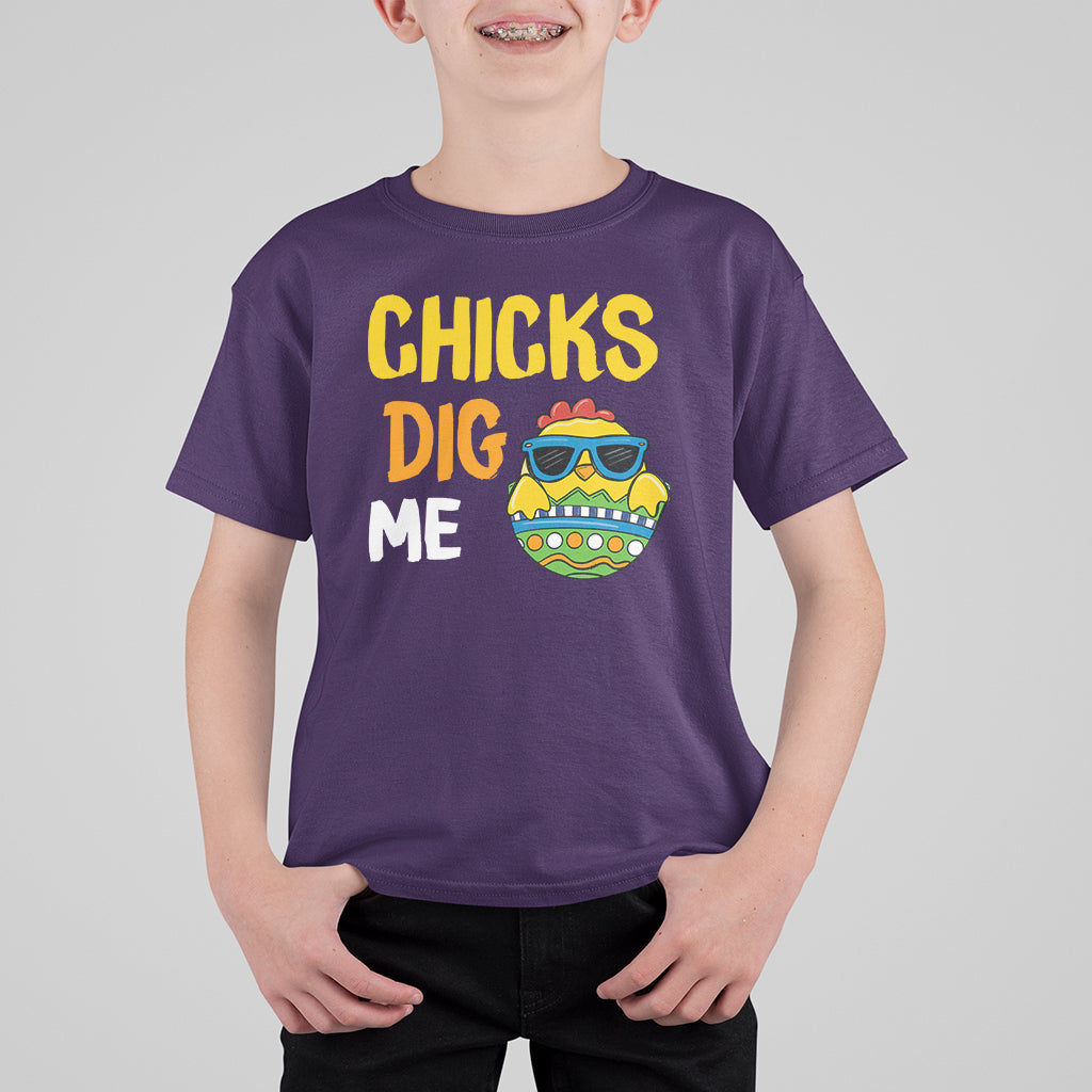 Easter Day T Shirt For Kid Chicks Dig Me Funny Baby Chicken - Wonder Print Shop