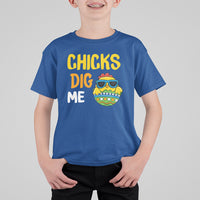 Easter Day T Shirt For Kid Chicks Dig Me Funny Baby Chicken - Wonder Print Shop
