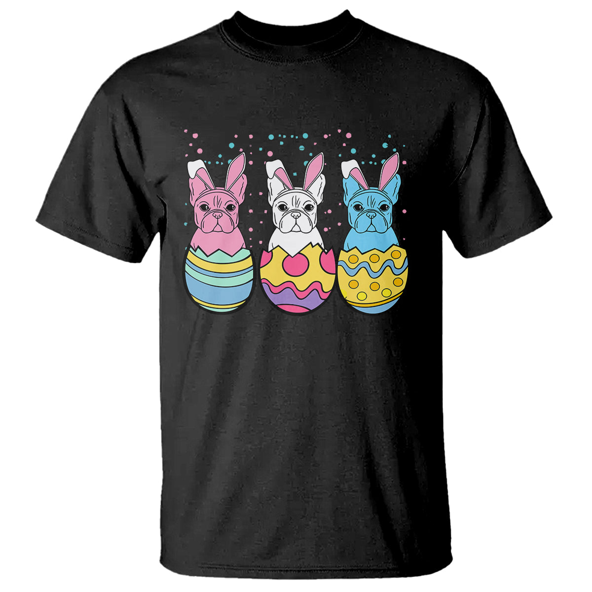 Easter Day T Shirt Cute Bunny French Bulldogs Frenchie Dog Lover - Wonder Print Shop