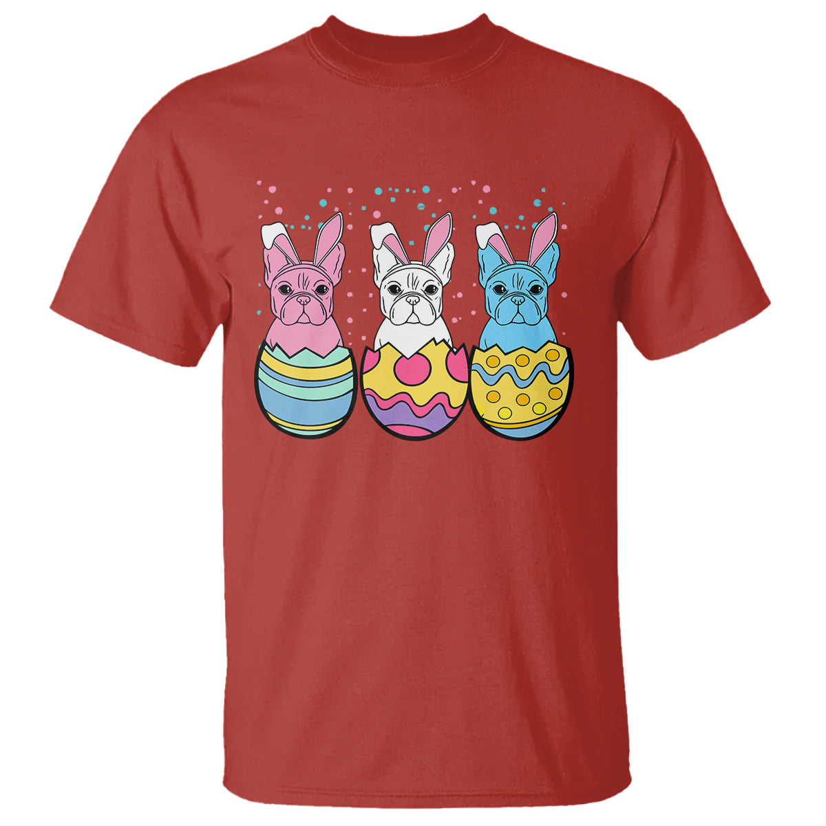 Easter Day T Shirt Cute Bunny French Bulldogs Frenchie Dog Lover - Wonder Print Shop