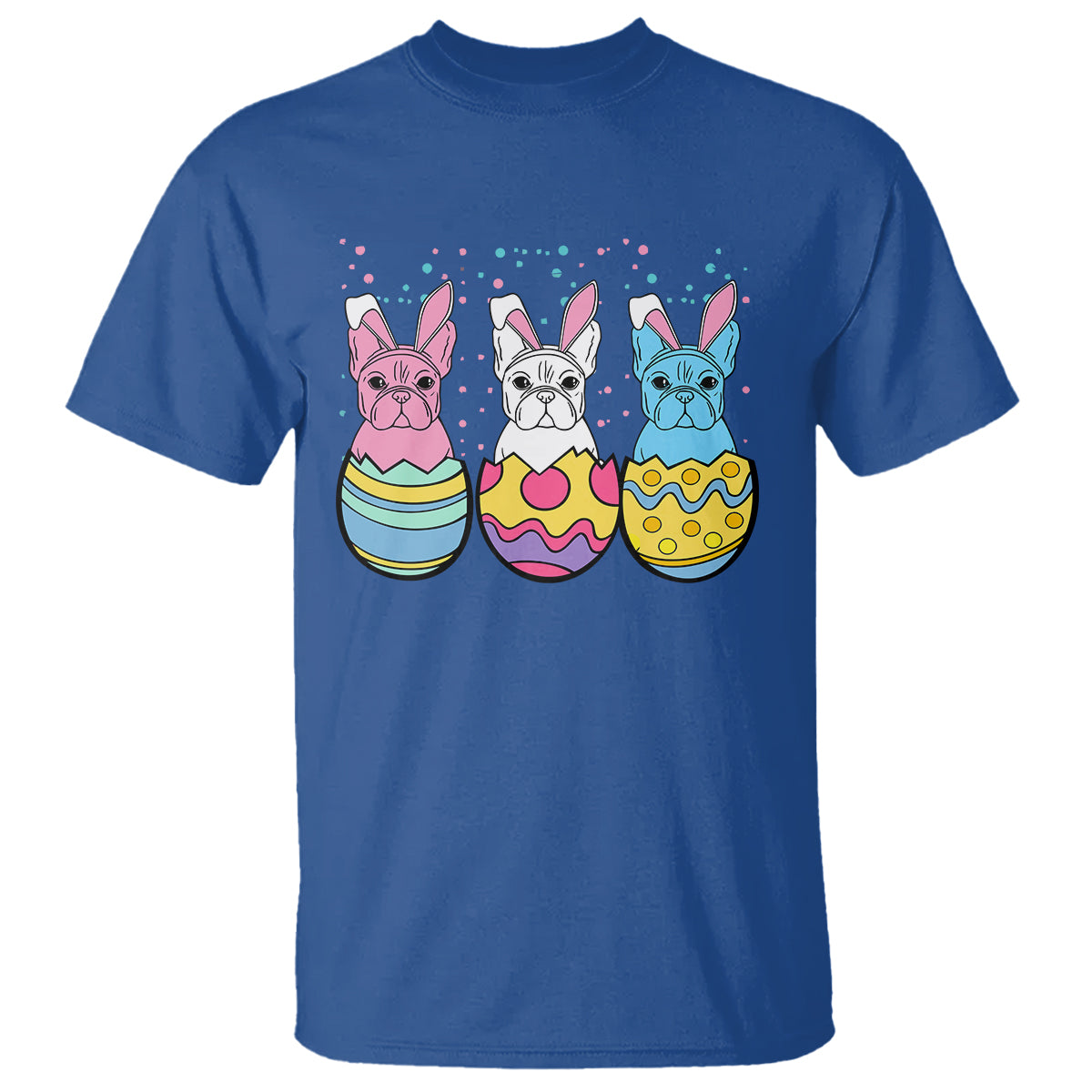 Easter Day T Shirt Cute Bunny French Bulldogs Frenchie Dog Lover - Wonder Print Shop