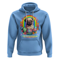Easter Day Hoodie Easterpuggy Funny Pug Dog Lover Egg Basket - Wonder Print Shop