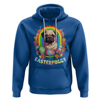 Easter Day Hoodie Easterpuggy Funny Pug Dog Lover Egg Basket - Wonder Print Shop