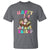 Easter Day T Shirt Cute Cat Bunny Costume Egg Basket - Wonder Print Shop