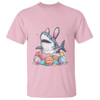 Easter Day Cute Bunny Shark Egg Basket T Shirt - Wonder Print Shop