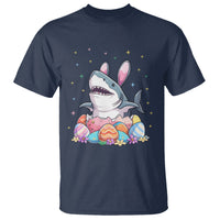 Easter Day Cute Bunny Shark Egg Basket T Shirt - Wonder Print Shop