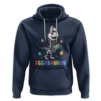 Easter Day Hoodie Eggasaurus Stegosaurus Dinosaur Egg Bunny - Wonder Print Shop