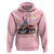 Happy Easter Day Hoodie Bunny Dinosaur Riding Monster Truck Hunting Egg - Wonder Print Shop