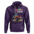 Happy Easter Day Hoodie Bunny Dinosaur Riding Monster Truck Hunting Egg - Wonder Print Shop