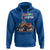 Happy Easter Day Hoodie Bunny Dinosaur Riding Monster Truck Hunting Egg - Wonder Print Shop