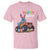 Happy Easter Day T Shirt Bunny Dinosaur Riding Monster Truck Hunting Egg - Wonder Print Shop