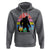 Easter Day Funny Bigfoot Bunny Egg Basket Hoodie - Wonder Print Shop