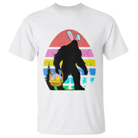 Easter Day Funny Bigfoot Bunny Egg Basket T Shirt - Wonder Print Shop