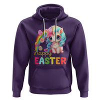 Easter Day Cute Unicorn Bunny Egg Basket Hoodie - Wonder Print Shop