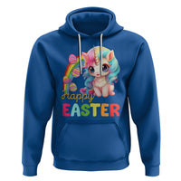 Easter Day Cute Unicorn Bunny Egg Basket Hoodie - Wonder Print Shop