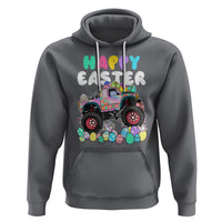 Easter Day Monster Truck Hunting Egg Boys Toddler Hoodie - Wonder Print Shop