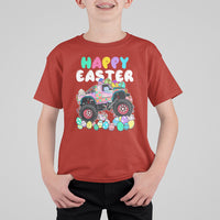 Easter Day Monster Truck Hunting Egg Boys Toddler T Shirt For Kid - Wonder Print Shop