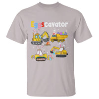 Easter Day T Shirt Eggscavator Egg Hunt Construction Trucks Toddler Boys - Wonder Print Shop