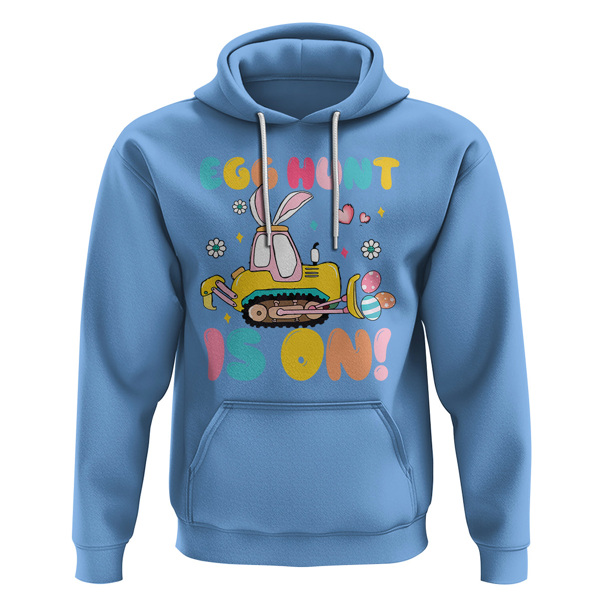 Easter Day Hoodie Egg Hunt Is On Funny Truck Bunny - Wonder Print Shop