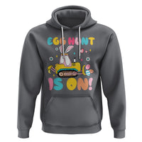 Easter Day Hoodie Egg Hunt Is On Funny Truck Bunny - Wonder Print Shop